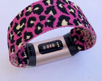 Chofit Replacement Bands For Fitbit Charge 4/3 | 3-Pack Camo & Leopard Silicone Straps