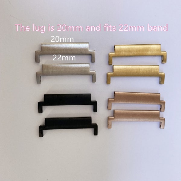 One pair of Samsung watch Adapters Connectors - 20mm lug and fits 22mm bands