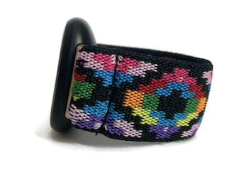 Fitbit Versa 4/3 Fitbit Sense watch band Elastic band  Fitbit Versa 4 Fitbit sense 2 band rainbow