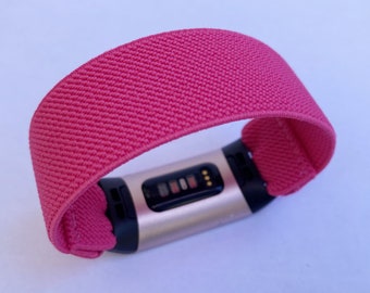Fitbit charge 6 / 5 / 4 /3 / 2 bands charge 6  Handmade Customized Boho hippie style New Pattern Elastic watch band