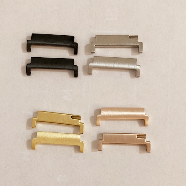 Un par de conectores de adaptadores de reloj Samsung: ajuste de reloj de 22 mm y 20 mm