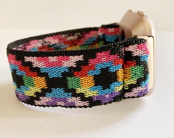 Elastic Fitbit Versa 4/3/2 /1 and sense watch band for Fitbit Versa 1 / 2 and Lite -  Boho hippie Beach New style bands
