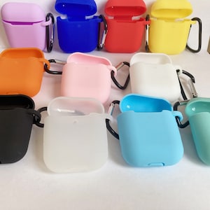 Case for AirPod&#39;s first generation and second Airpod&#39;s case for 1/ 2 red blue yellow pink many colors