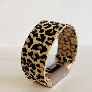 Elastic Fitbit Charge 6/5/4/3/2 Charge 6-horlogeband voor Fitbit Charge-horloge Luipaardprint cool