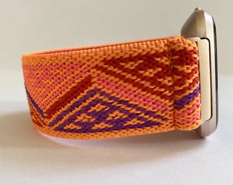 Fitbit Versa 4/3/2/1 fitbit sense and fitbit Lite Fitbit Versa band -  Boho hippie beach orange red