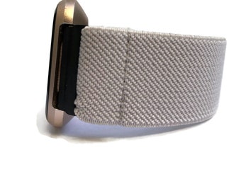Fitbit Versa 4/3/2 /1 Fitbit sense  and Fitbit Lite bands Elastic Stretch Fitbit Versa Watch Bands light gray