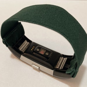 Elastic Fitbit Charge 6 / Charge 2/3/ 4 / 5 Watch band charge 6 iWatch band New style Handmade Customized green