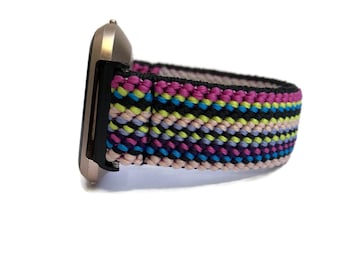 Elastic watch band for Fitbit Versa 1 / 2 and Fitbit Lite bands Elastic Fitbit Versa Watch Bands New rainbow watch bands