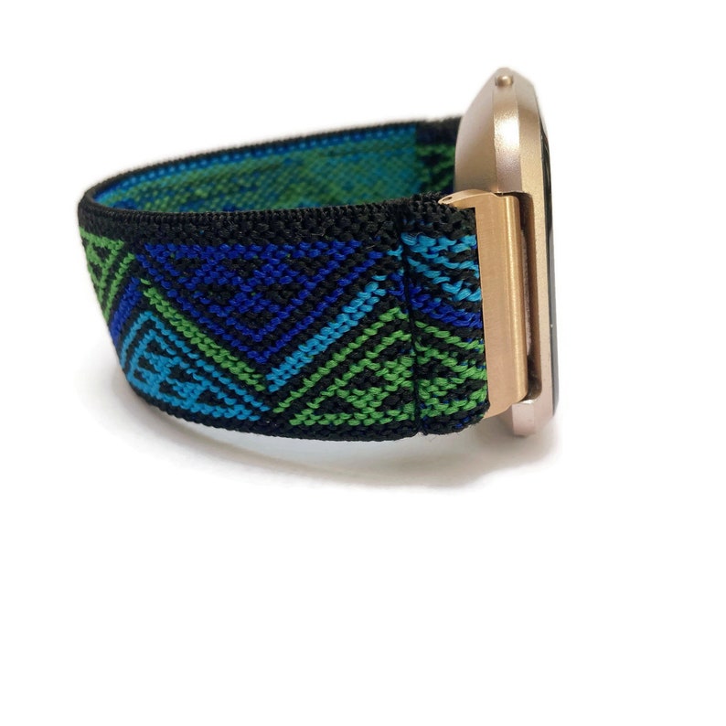 Elastic watch band for Fitbit Versa 4/3/2/1 fitbit sense and Lite bands Elastic Stretch Fitbit Versa Watch Band image 2