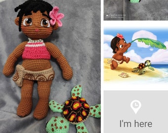 Moana Doll Etsy