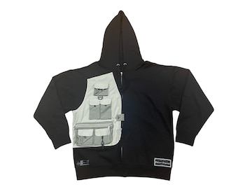 One-of-One Fishing Vest Zip-Up Hoodie