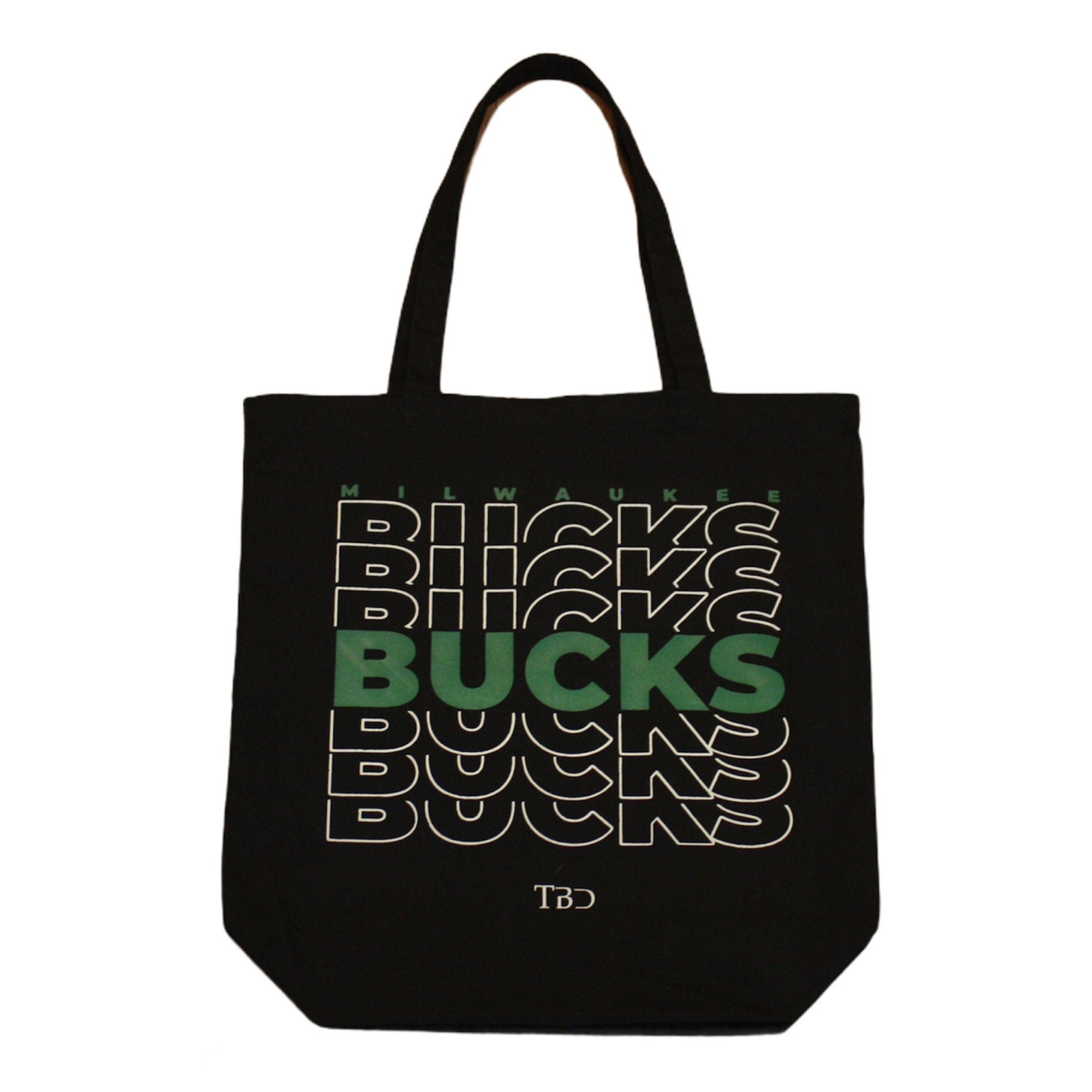 Milwaukee Bucks Tote Bag Black TBD Apparel Etsy