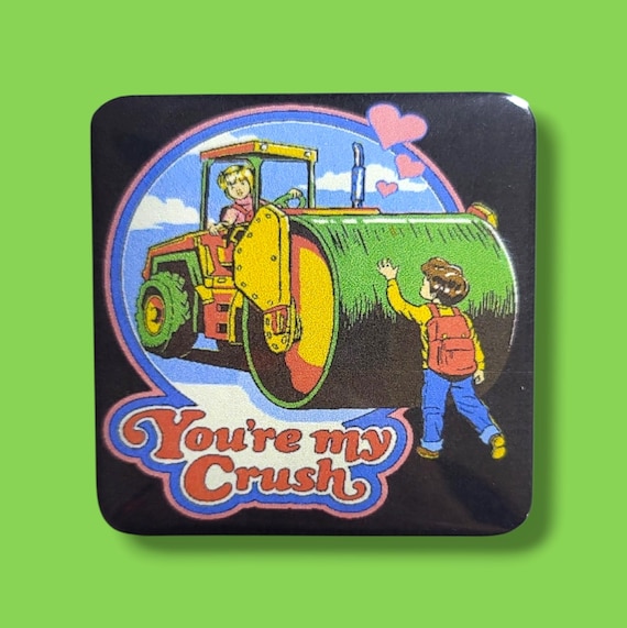 Retro Funny Horror Magnet/Button