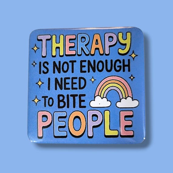 Funny, Sarcastic Magnet/Button