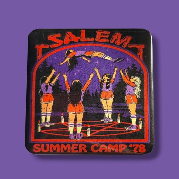 Retro Funny Horror Magnet/Button