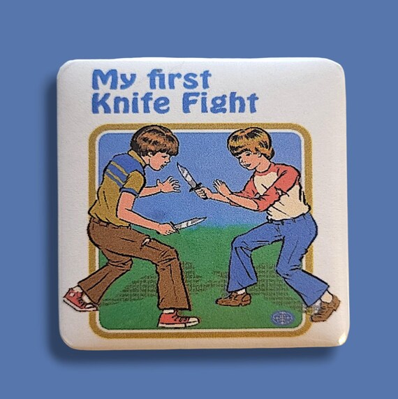 Retro Funny Horror Magnet/Button