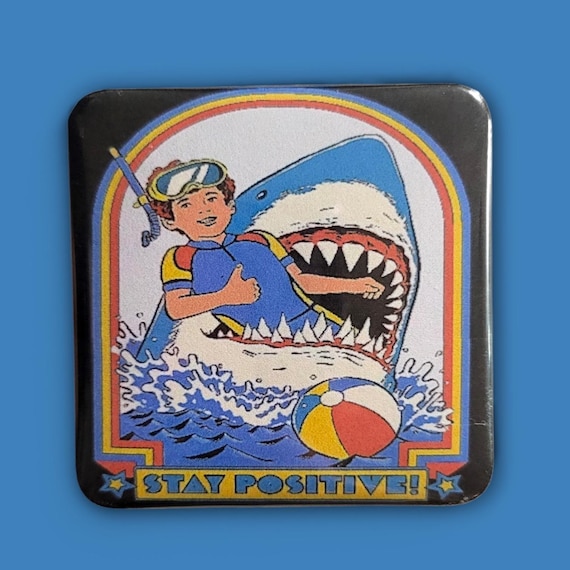 Retro Funny Horror Magnet/Button