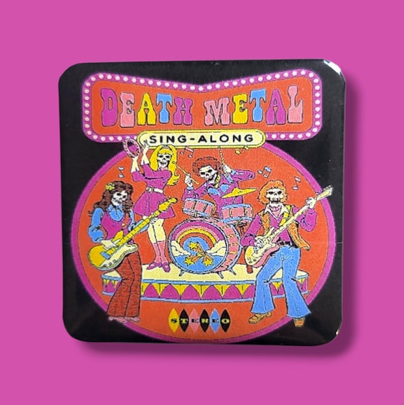 Retro Funny Horror Magnet/Button