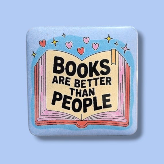 Book Lovers Only Buttons/Magnets
