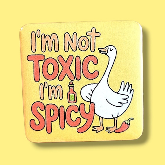 Funny, Sarcastic Magnet/Button