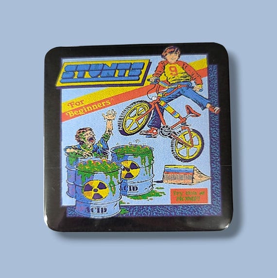 Retro Funny Horror Magnet/Button
