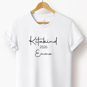 Bügelbild Kitakind 2026 selbst aufbügeln, auf Wunsch mit Namen | Bügelbild | Textil bedrucken | Kitakind | DIY | Aufbügeln | Kindergarten
