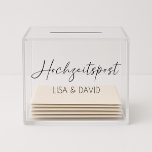 Hochzeitspost Aufkleber Hochzeit personalisiert mit Namen DIY Kartenbox Briefbox Sticker Hochzeitspost Aufkleber Geschenk Hochzeitskarten