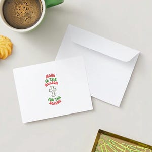 Weihnachtskarte - Jesus ist der Grund für die Weihnachtszeit