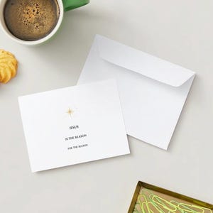 Carte de Noël - Jésus est le motif de la saison