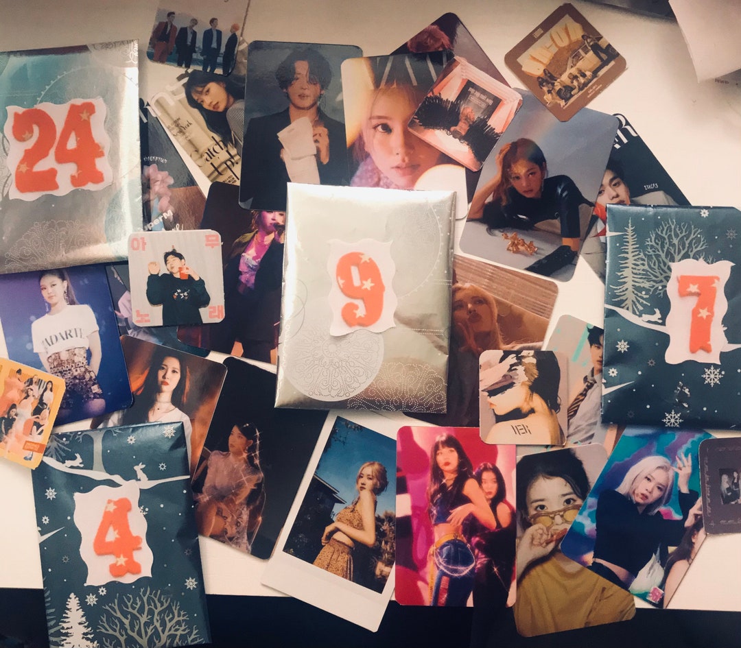 Kpop Unofficial Photocard Advent Calendar/gift or Birthday Countdown Etsy