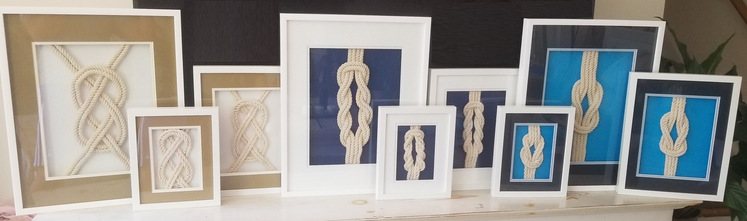 Acknots Nautical Knot Wall Decor. Simple Elegant Art. - Etsy