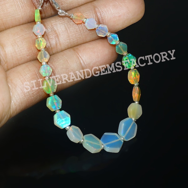 Ethiopian Opal Beads | Rainbow Opal | Wholesale Opal | Handmade Jewelry | Precious Gemstone Opal | Natural Opal Beads | van cleef