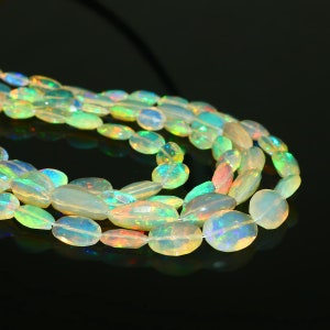 Ethiopian Opal Strands | Opal Necklace | Strands Jewelry Making | Nugget Shaped Beads Strand | Jewelry Making Beads | Flashy Fire Opal Beads