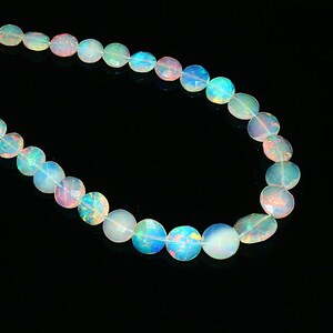 Special Sale Opal Beads, Coin Opal Beads, Fire Opal Beads, Multi-Color Opal, Opal Beads For Jewelry, Opal Statement necklace, Gift For Woman