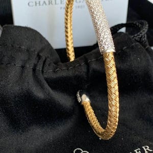 Charles Garnier 10k Gold Lina Cuff Bracelet