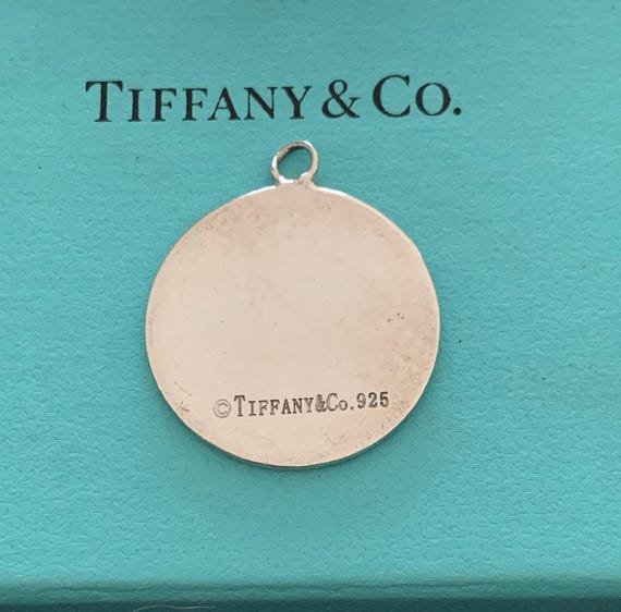Tiffany & Company Script/Notes Round  Pendant - image 3