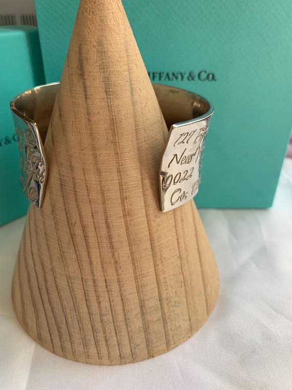 Tiffany Script Notes Cuff Bracelet - image 5