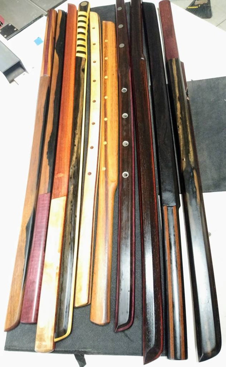 Custom Bokken Bokuto Wakizashi Tanto made to order. Size Etsy