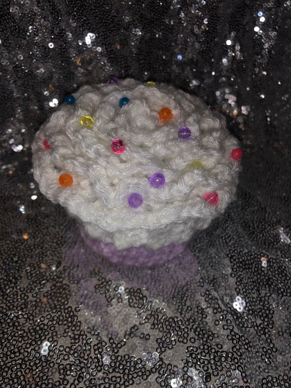 Crochet Cupcake Trinket Box Etsy