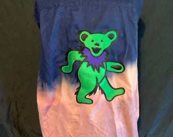 Custom one of a kind Embroidered Dancing Bear shirt