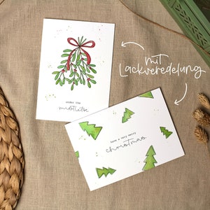 Christmas Card Set / Folding Cards / DIN A6