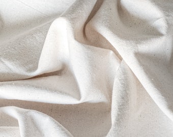 Cotton Muslin Fabric by the Yard, Soft, Unbleached Muslin for Sewing, Quilting, Dressmaking & DIY Craft, Ideal Gift for Sewists, 60” Width