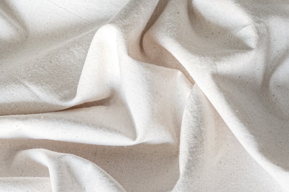 Cotton Muslin Fabric by the Yard, Soft, Unbleached Muslin for Sewing, Quilting, Dressmaking & DIY Craft, Ideal Gift for Sewists, 60” Width