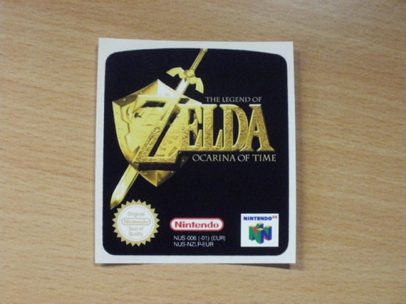 The Legend of Zelda: Ocarina of Time Replacement Label -  Denmark