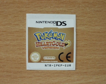 Nintendo DS Pokemon HeartGold Replacement Label Decal Sticker Nintendo Cartridge