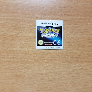 ニンテンドーDS ポケモンダイヤモンド 交換用ラベル デカール ステッカー ニンテンドーカートリッジ