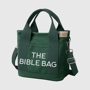 Small Bible Bag Canvas Tote