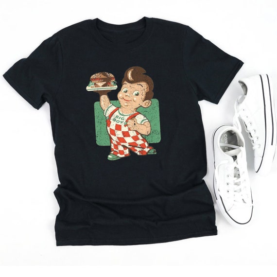 Big Boy Tshirt Vintage Heren Tshirt Vintage Burger Etsy