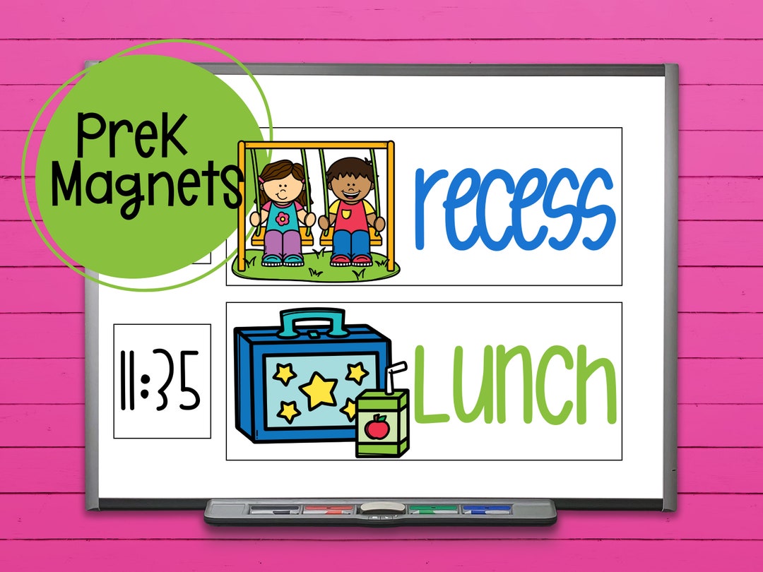 Classroom Daily Schedule Magnets Back to School Decor Daily Visual