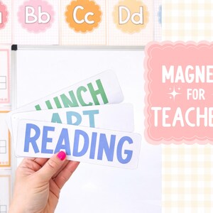 Teacher Magnets Classroom Management Whiteboard Magnets Custom Word Magnets for Classroom Magnetic Whiteboard